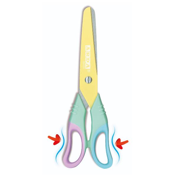 Arda FORBICE BISOFT 13CM KEEP COLOUR PASTEL - ESPOSITORE 20PZ