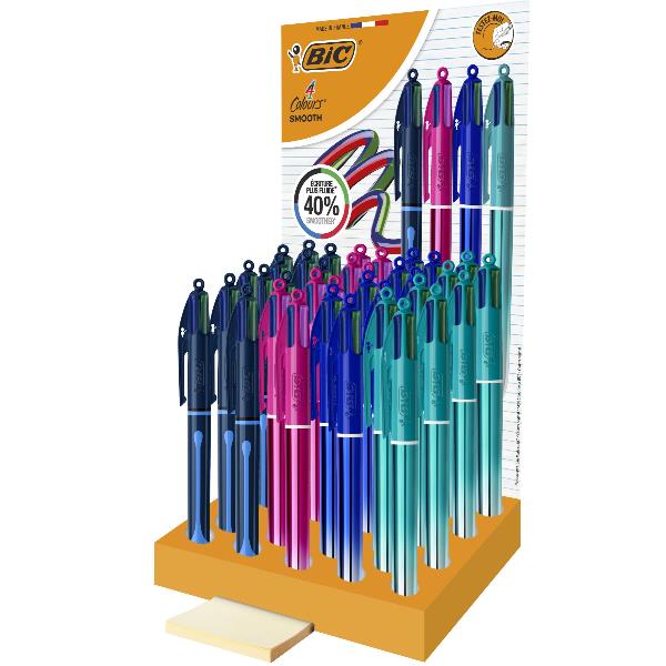 Bic 4 COLOURS SMOOTH - ESPOSITORE 36 PEZZI