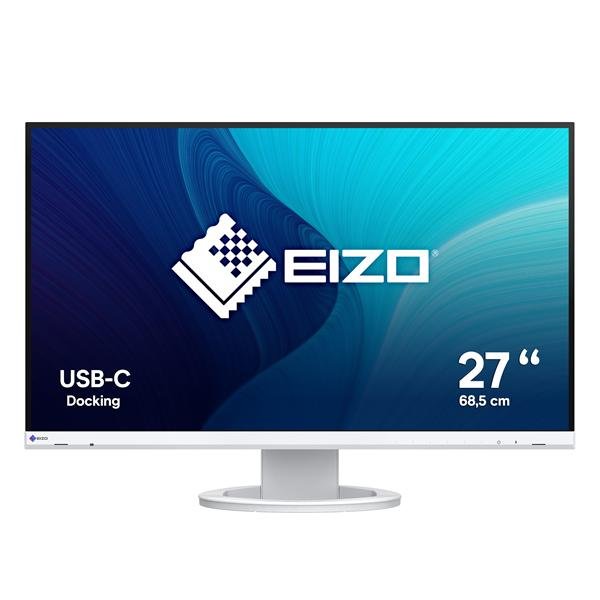 EIZO FlexScan EV2720S, 68,6 cm (27?), 2560 x 1440 Pixel, Quad HD, LCD, 5 ms, Bianco