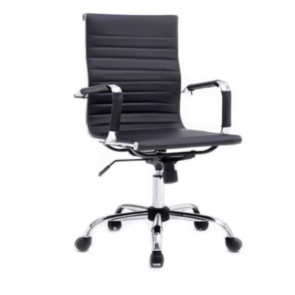 EQUIP OFFICE CHAIR MID BACK ERGONIMIC