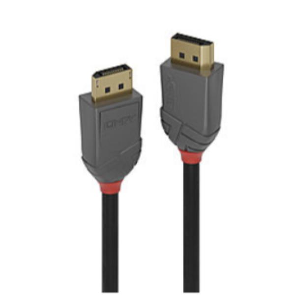 LINDY CAVO DISPLAYPORT 1.4 ANTHRA LINE, 1M