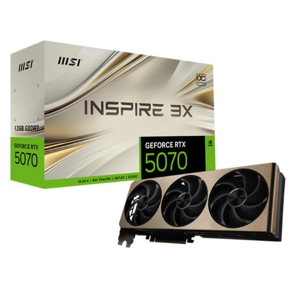 MSI GeForce RTX 5070 12G INSPIRE 3X OC