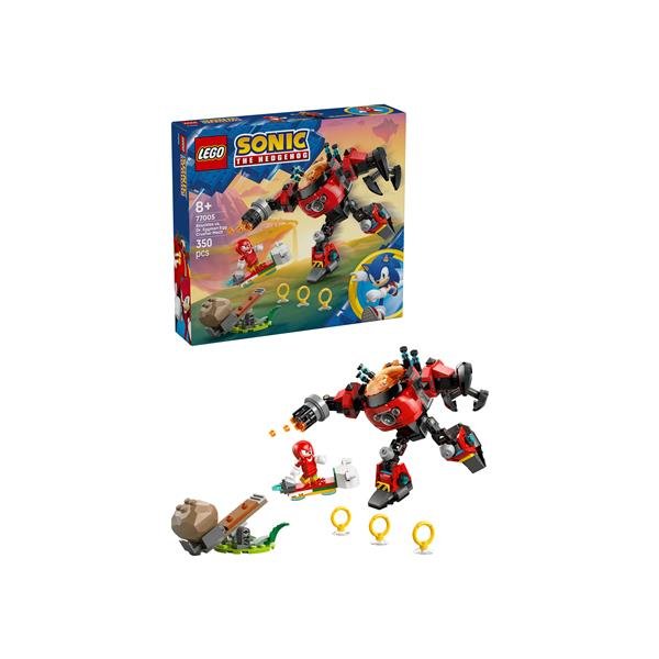 LEGO SONIC THE HEDGEHOG KNUCKLES VS IL MECH EGG CRUSHER DEL DR EGGMAN SET CON 2 MINIFIGURE
