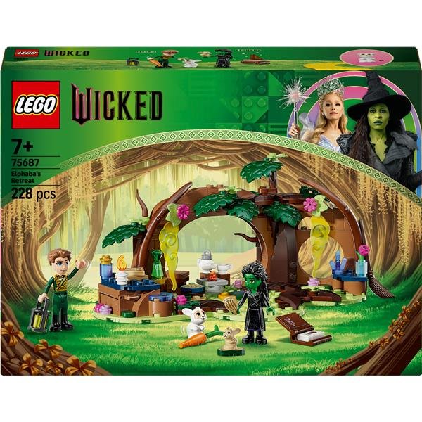 LEGO WICKED IL RIFUGIO DI ELPHABA DA COSTRUIRE CON 2 MINI BAMBOLINE 2 ANIMALI E ACCESSORI