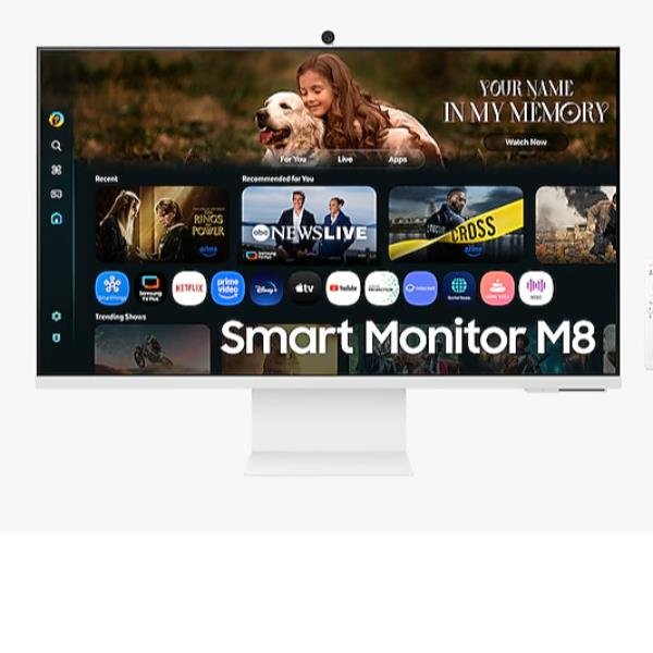 Samsung Smart Monitor - M80F da 32? UHD, 81,3 cm (32?), 3840 x 2160 Pixel, 4K Ultra HD, LCD, 4 ms, Bianco