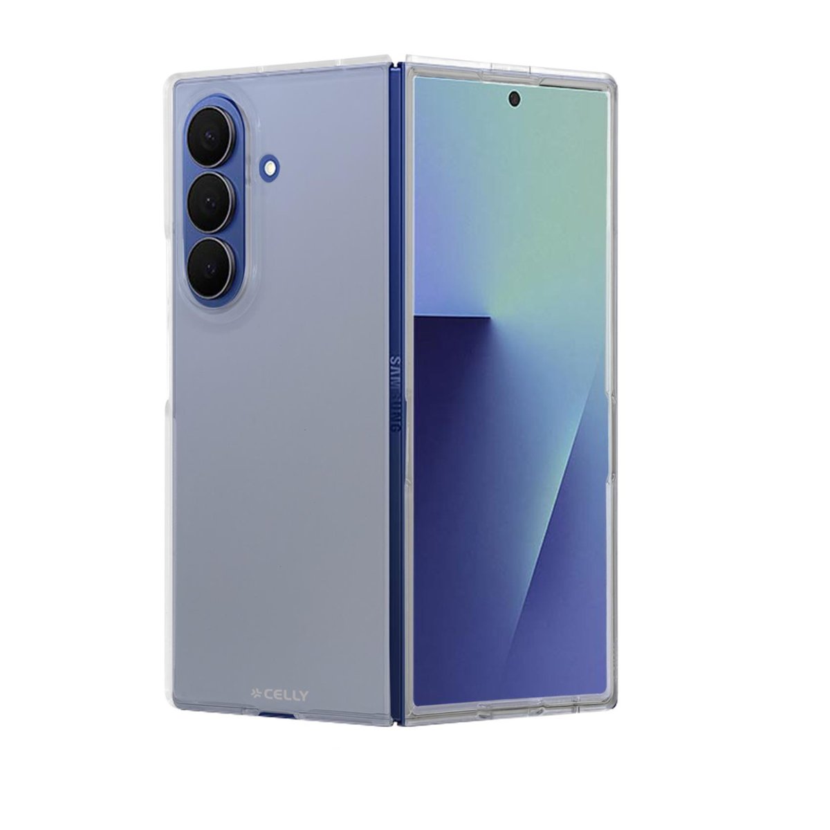 CELLY SAMSUNG GALAXY Z FOLD 7/ Z FOLD 7 ENTERPRISE EDITION COVER IN TPU + POLICARBONATO TRASPARENTE