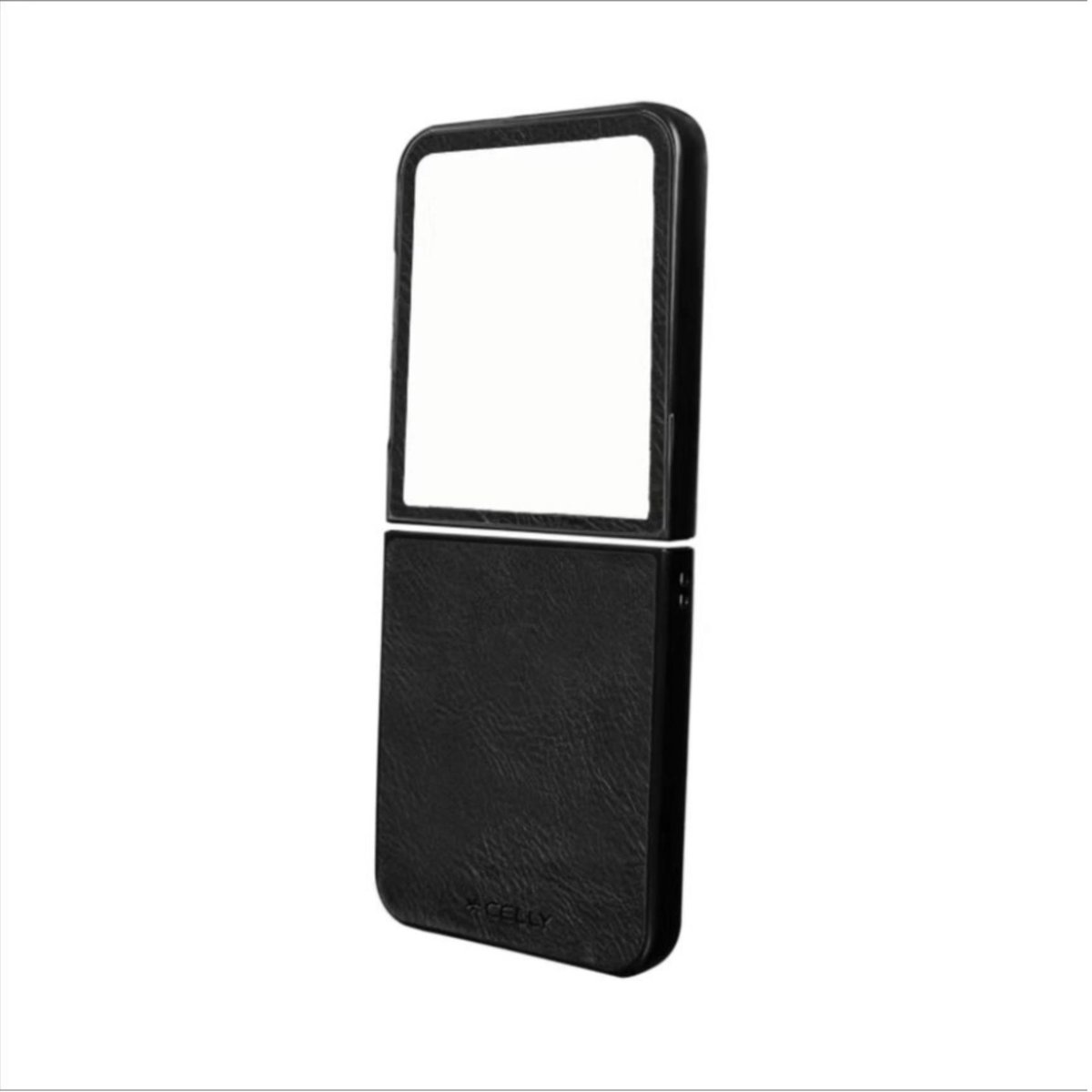 CELLY SAMSUNG GALAXY Z FLIP 7 / SAMSUNG GALAXY Z FLIP 7 ENTERPRISE EDITION COVER IN TPU + POLICARBONATO NERO