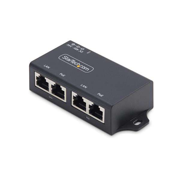 STARTECH INIETTORE POE+ 2 PORTE GIGABIT