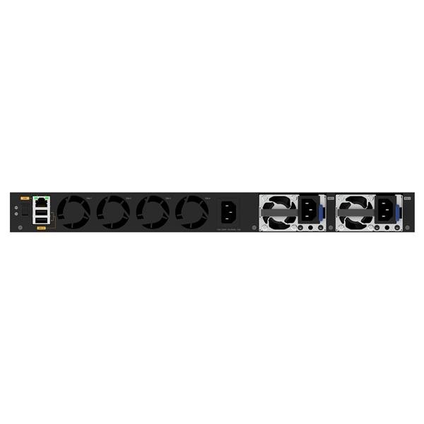 NETGEAR M4350-48G4XF - Switch - L3 - gestito - 48 x 10/100/1000 (PoE+) + 4 x 10 Gigabit SFP+ - flusso d'aria da anteriore a posteriore - montabile su rack - PoE+ (1440 W)