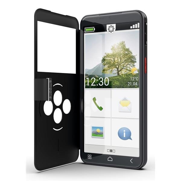 Emporia emporiaSMART.7lite, 13,8 cm (5.45?), 6 GB, 128 GB, 13 MP, Android 15, Nero