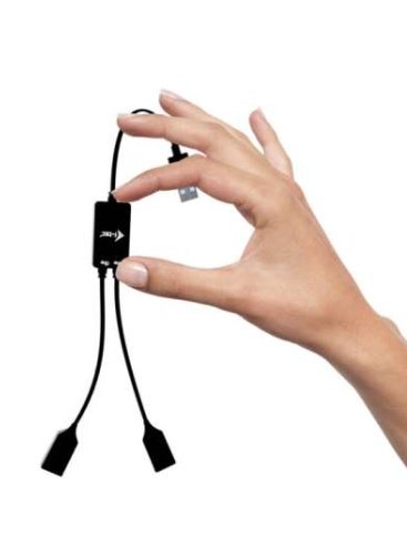 i-tec USB-A Cable HUB 2 port (2x USB-A), 0,1 m, USB A, 2 x USB A, USB 3.2 Gen 1 (3.1 Gen 1), 5 Gbit/s, Nero