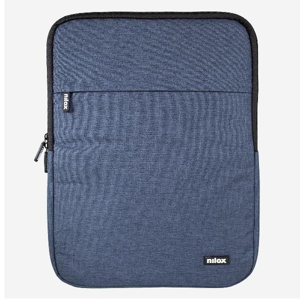 NILOX TECH BORSA A FONTINA PER NOTEBOOK DA 14.1" IN POLIESTERE 2 SCOMPARTI BLU