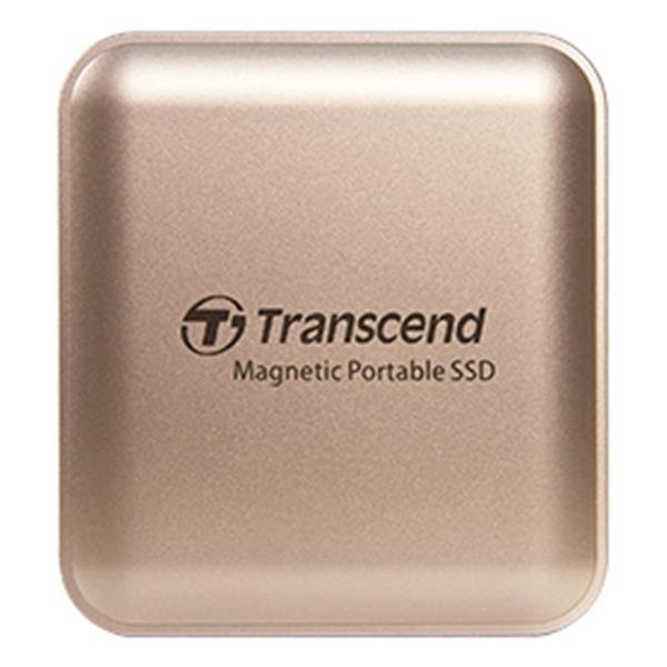 Transcend ESD420, 2 TB, USB tipo-C, 2000 MB/s, 20 Gbit/s, Protezione della password, Oro