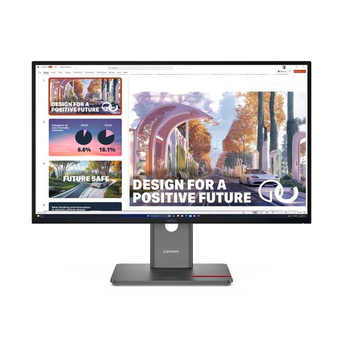 Lenovo ThinkVision P27QD-40, 68,6 cm (27?), 2560 x 1440 Pixel, Wide Quad HD, LED, 6 ms, Nero
