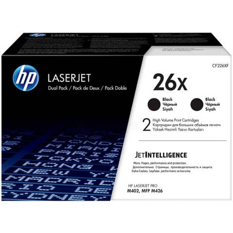 Hp - Confezione 2 Toner originale - 26X …