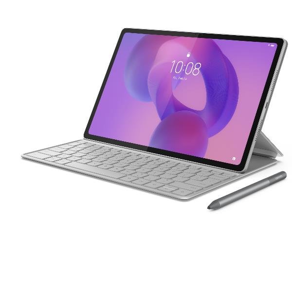 Lenovo Idea Tab Plus Folio KB Cloud Grey (UK-IT), Lenovo, Idea Tab Plus, Grigio, Cloud Grey, Poliuretano, RoHS