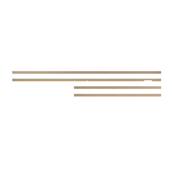 SAMSUNG CORNICE 85 FRAME TEAK