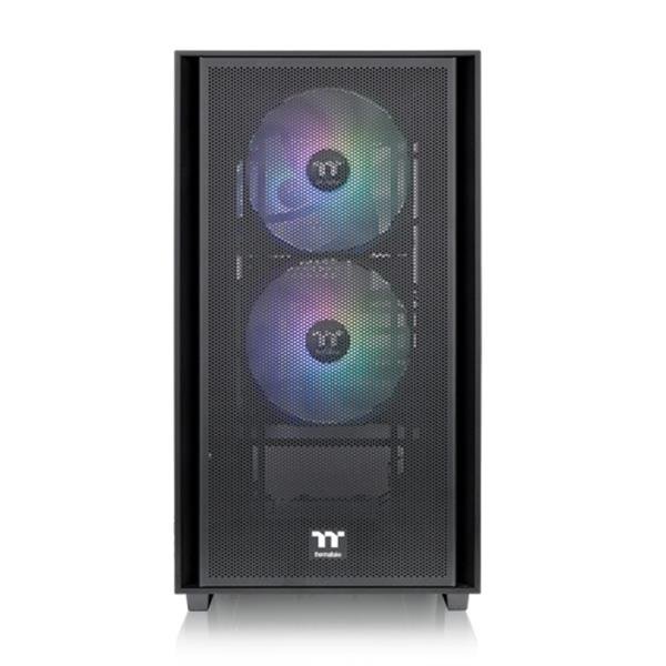 Thermaltake Versa H16 TG ARGB, Micro Tower, PC, Nero, micro ATX, Mini-ITX, SPCC, Vetro temperato, Multi