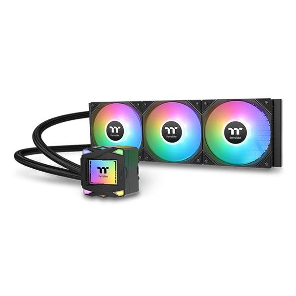 THERMALTAKE LA360 ARGB SYNC/ALL-IN-ONE LIQUID COOLER SYSTEM 3 VENTOLE 120mm Socket:2066/2011/2011-3/1700/1200/1156/1155/1151/115 /AM5/AM4 NERO