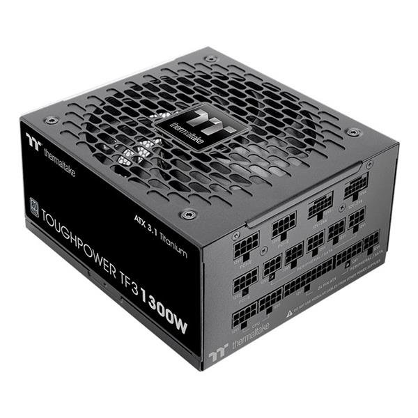 THERMALTAKE TOUGHPOWER TF3 1300W ALIMENTATORE 80+ TITANIUM COMPLETAMENTE MODULARE PCIe 5.1 ATX 3.1 NERO