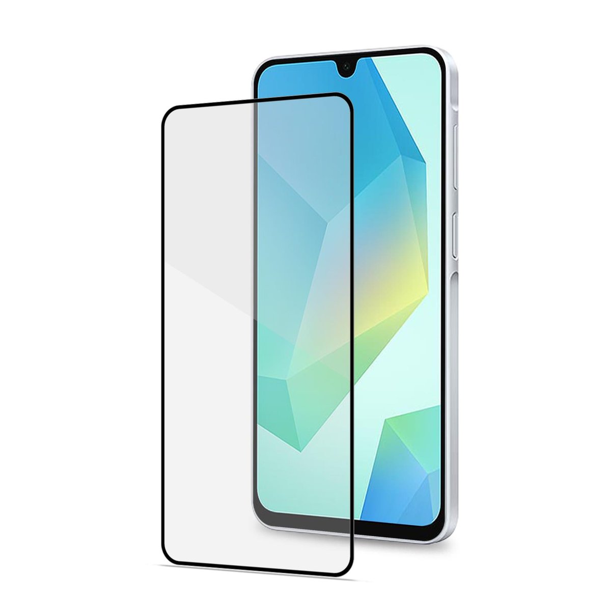 CELLY SAMSUNG GALAXY A17 5G/ GALAXY A17 4G FULL GLASS PROTEGGI SCHERMO IN VETRO TRASPARENTE CON BORDINO NERO