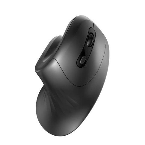 NILOX VERTICAL MOUSE VERTICALE ERGONOMICO CLICK SILENZIOSO 6 PULSANTI 3.200 DPI REGOLABILI NERO