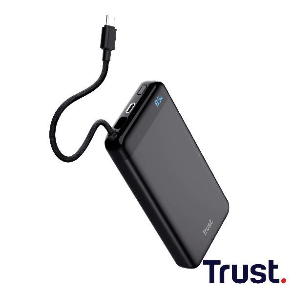 TRUST FIERA 20.000 POWERBANK FIXED CABLE