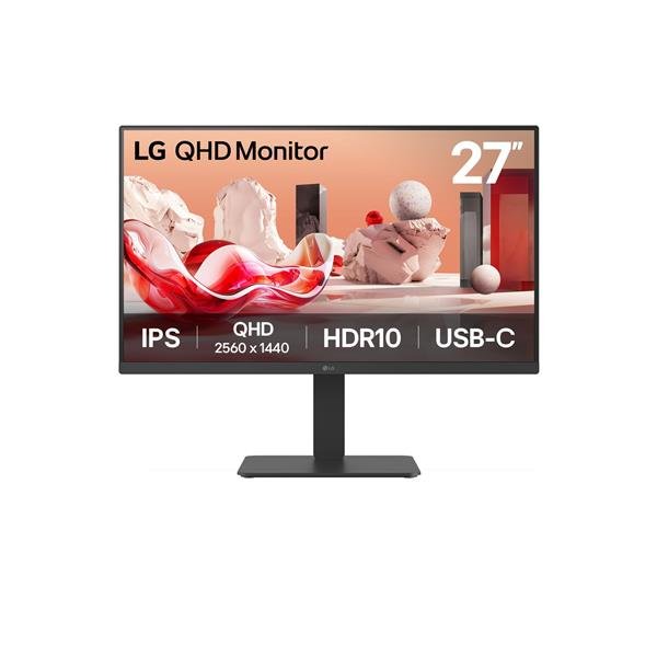 LG 27BA65QB-B.AEU, 68,6 cm (27?), 2560 x 1440 Pixel, Wide Quad HD, LED, 5 ms, Nero