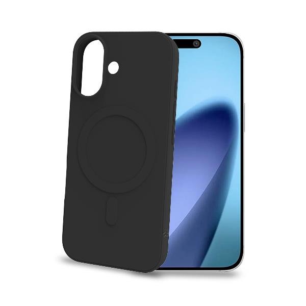 CELLY APPLE iPHONE 17 COVER IN MORBIDO TPU MAGSAFE COMPATIBILE CON RICARICA WIRELESS MAGNETICA NERO