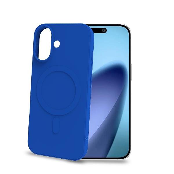 CELLY APPLE iPHONE 17 COVER IN MORBIDO TPU MAGSAFE COMPATIBILE CON RICARICA WIRELESS MAGNETICA BLU