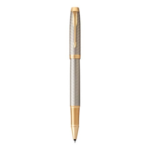 Roller IM Premium Grey Metal Chiselled - punta M - Parker