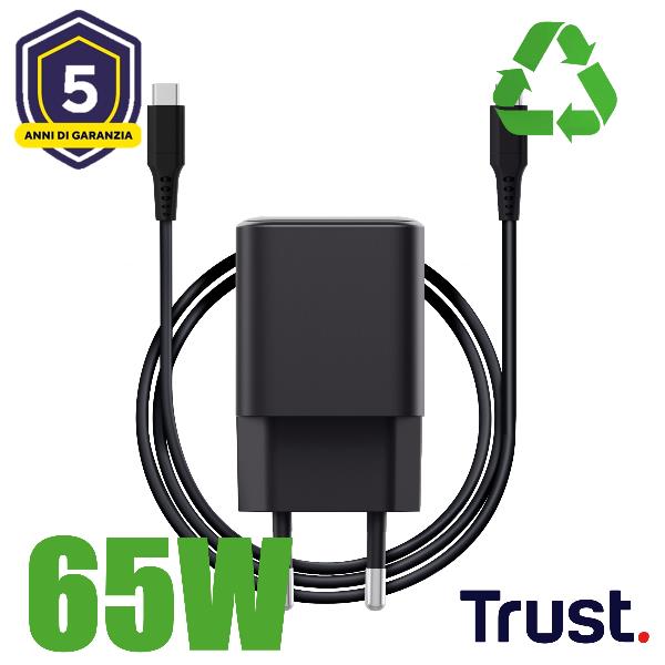 Caricabatterie ultracompatto 65W GaN USB-C - Maxo_Trust