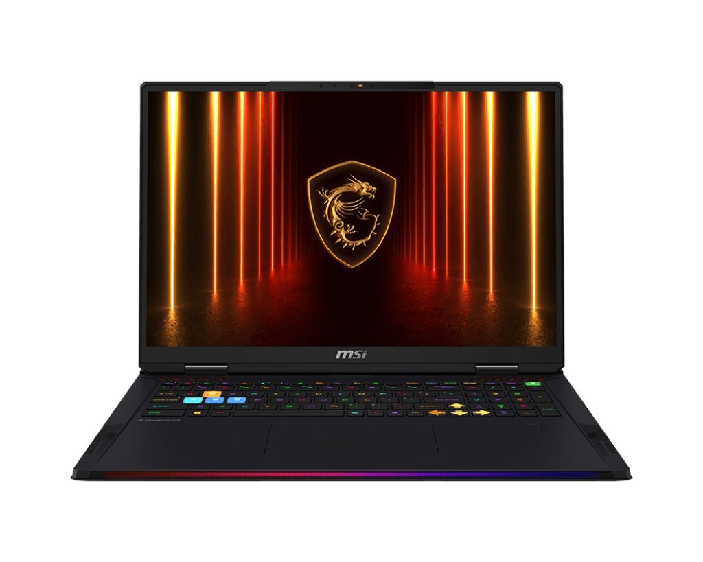 MSI RAIDER 18 HX AI A2XWJG-854XIT 18" UHD+ MINI LED 120Hz INTEL CORE ULTRA 9 285XH RAM 32GB-SSD 2TB NVMe-NVIDIA GEFORCE RTX 5090 24GB-WI-FI 7 + 2.5G ETHERNET (9S7-182462-854)