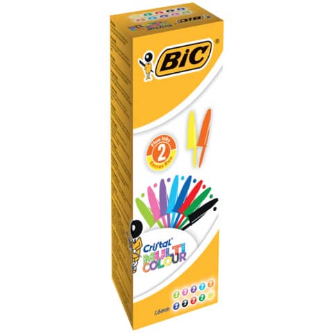 Penna a sfera Cristal Multicolor - punta 1,6mm …
