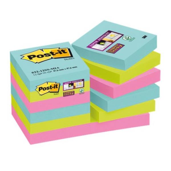 Blocco Post-it Super Sticky - 622-12SS-COS - 47,6 …