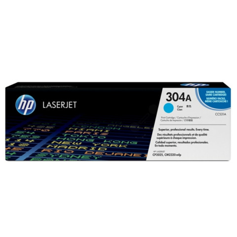 Hp - Toner originale - 304A - Ciano - CC531A - 2.800 pag
