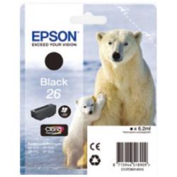 Epson - Cartuccia ink - 26 - Nero - C13T26014012 - 6,2ml