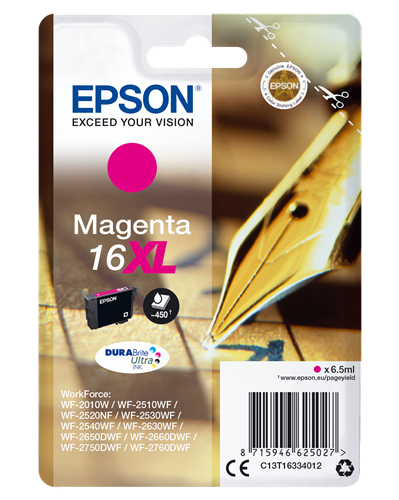 Epson - Cartuccia ink - 16XL - Magenta - C13T16334012 - 6,5ml