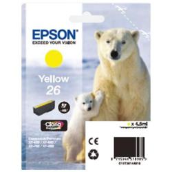 Epson - Cartuccia ink - 26 - Giallo - C13T26144012 - 4,5ml