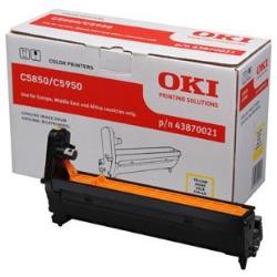 Oki - Tamburo - Giallo - C5850/5950 - 43870021 - 20.000 pag