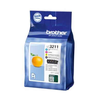 Brother - Cartuccia - Giallo - LC3211Y - 200 pag