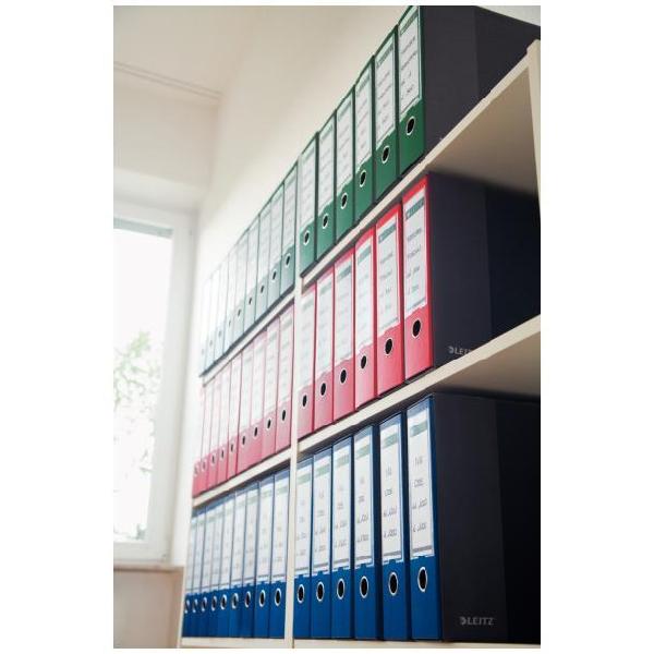 Registratore Leitz 180° G65 - dorso 8 cm - protocollo 23 x 33 cm - verde - Leitz
