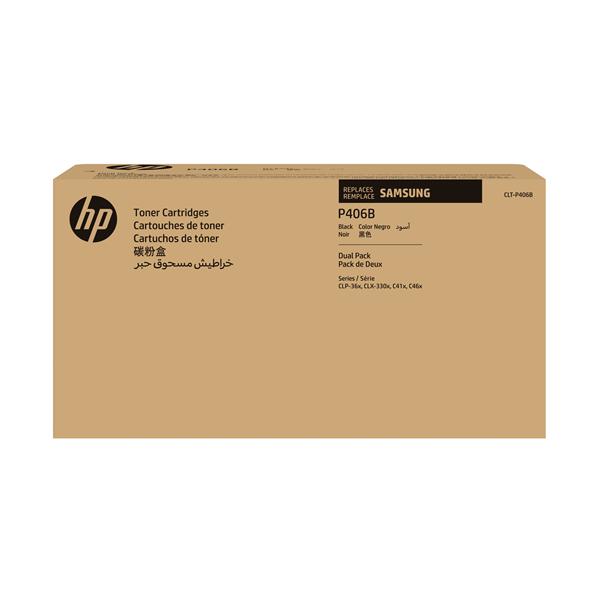 Hp/Sasmung - Conf. 2 Toner originale - Nero - CLTP406B/ELS - 1.500 pag cad