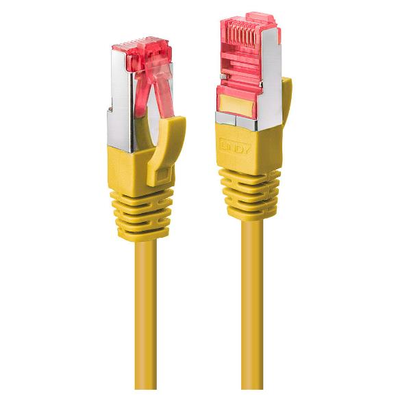 Lindy - Cavo patch - RJ-45 (M) a RJ-45 (M) - 1 m - SFTP, PiMF - CAT 6e - stampato, antiaggrovigliamento - giallo