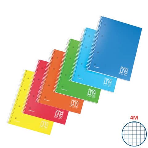 Maxiquaderno One Color PP - A4+- 4mm - …