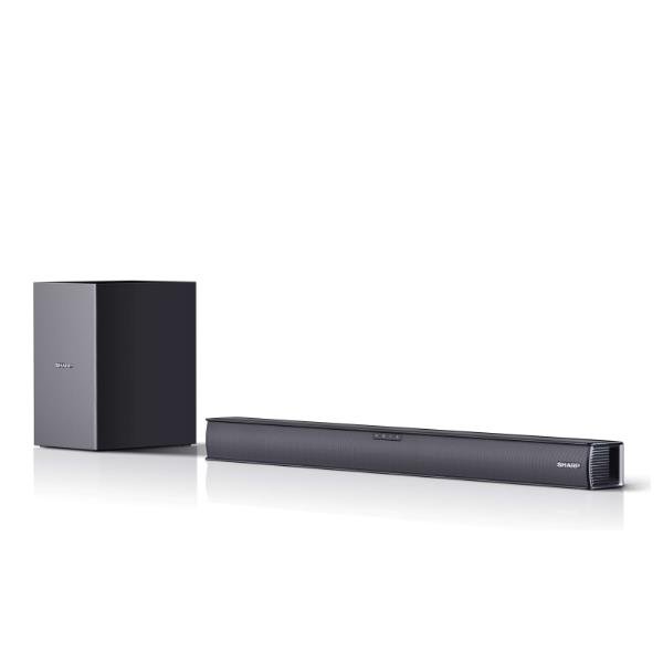 SHARP SLIM SOUNDBAR 2.1 CANCALI SUBWOOFER WIRELES 160 W NERO