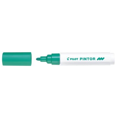 Pilot Pintor - Marcatore - permanente - verde - inchiostro pigmentato base acqua - 1.4 mm - medio