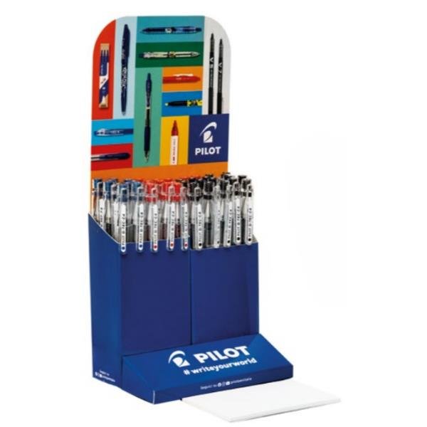 Pilot G-Tec-C4 - Penna a sfera - nero, rosso, blu - inchiostro ai biopolimeri - 0.4 mm (pacchetto di 48)