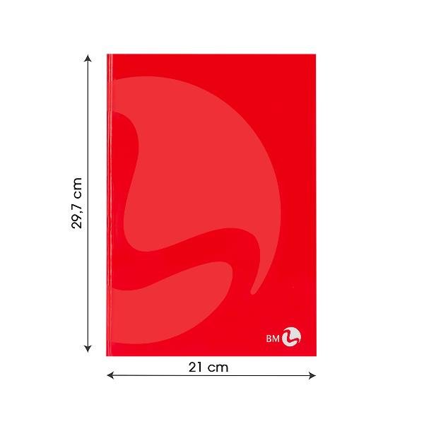 BE MORE CARTONATO COLOR QUADERNO MAXI 80GR 210X297 mm A4 96 FOGLI A RIGHE 0A COLORI ASSORTITI CONF 5 Pz.