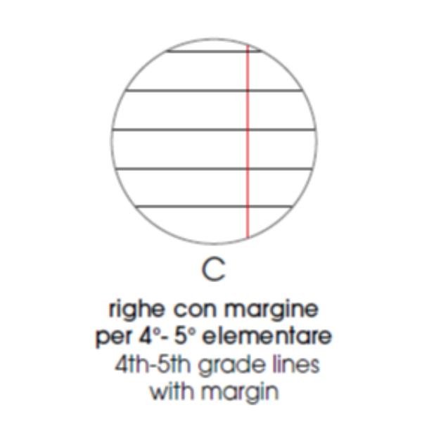 BE MORE COLOR 80 QUADERNO PUNTO METALLICO 80GR 150X210 mm A5 40 FOGLI A RIGHE 0C COLORI ASSORTITI CONF 12 Pz.